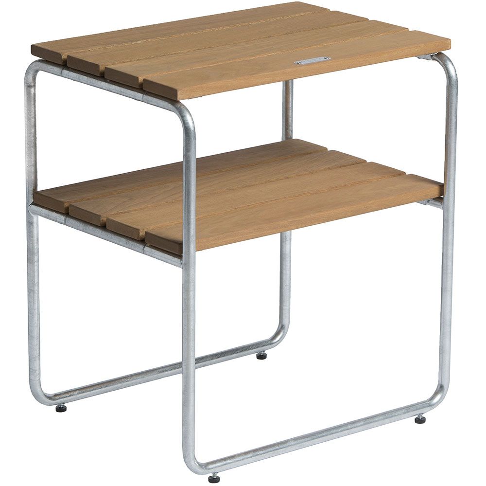 grythyttan stålmöbler, sidobord l45 oljad ek