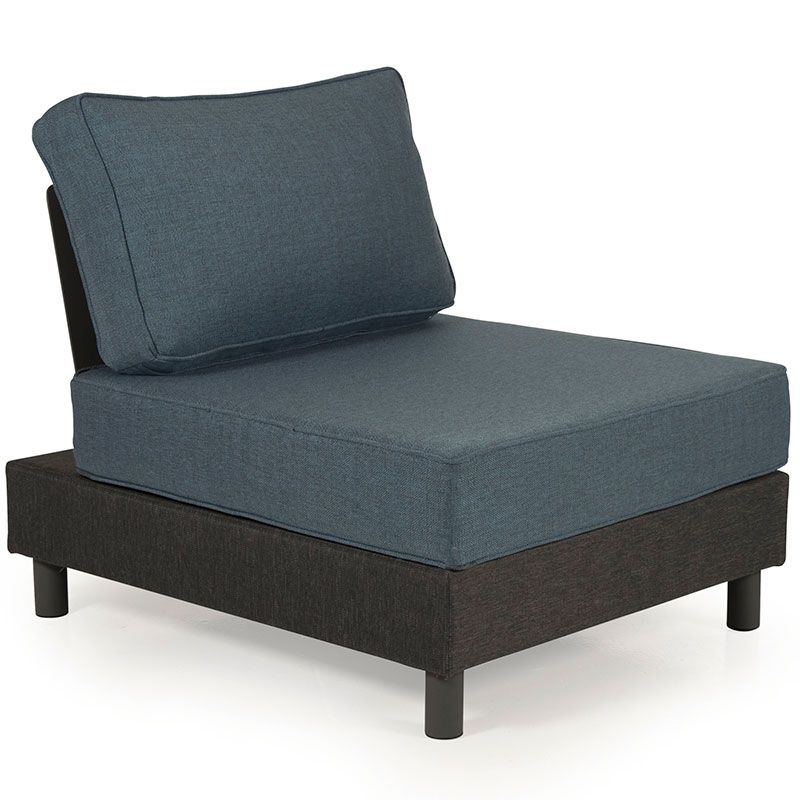 Battleford mittdel grå inkl. dynor 