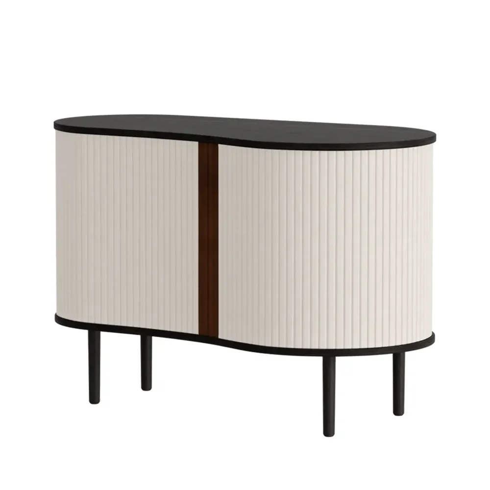 umage, audacious skåp svart ek/white sands