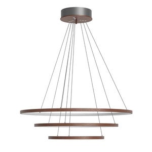 Trione Taklampa Ø80cm LED valnöt