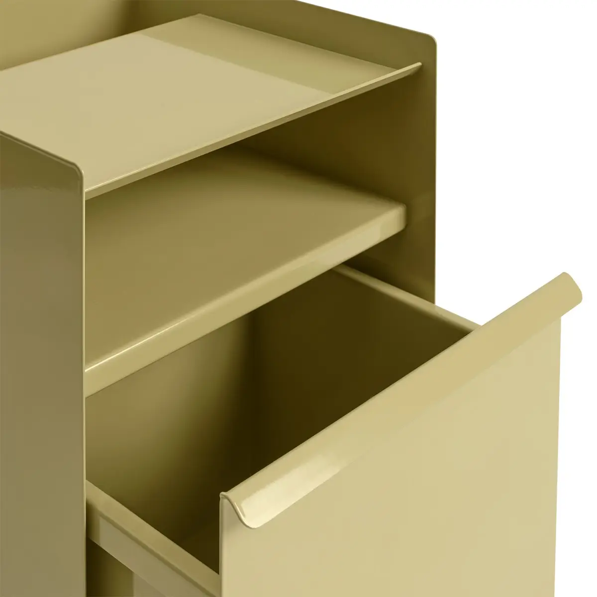 Folded Trolley H 61,5 cm öppen hurts- Mörk Beigegrön