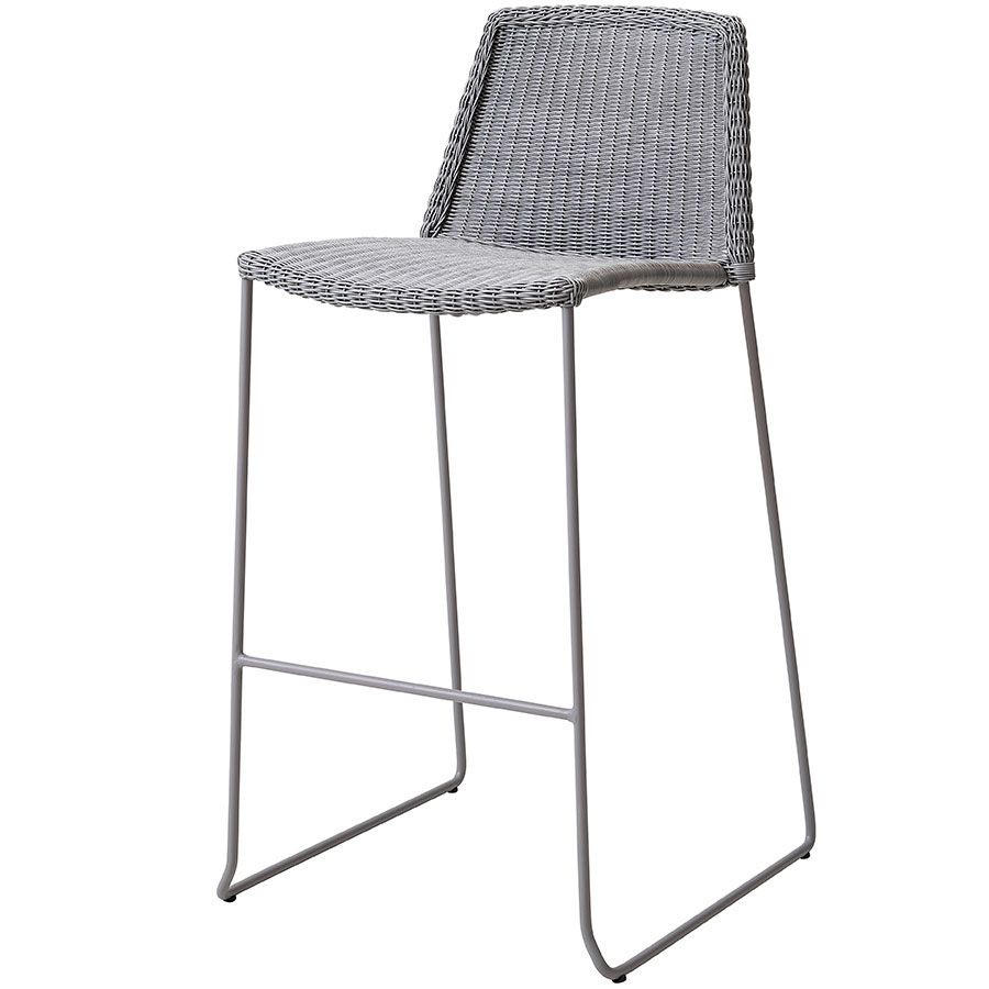 Cane-line, Breeze Barstol Ljusgrå