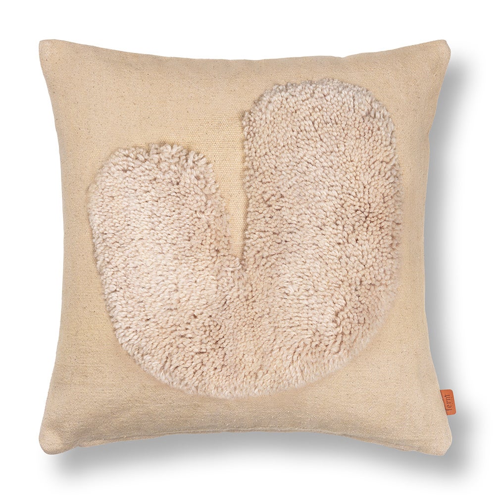 Produktfoto för ferm LIVING Lay kudde 50x50 cm Sand / Off-white