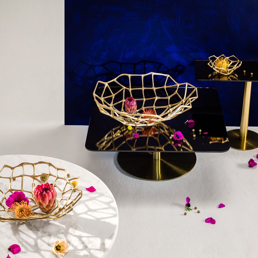 Bone Skål Extra Stor Mässing