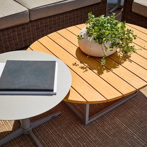 Olive soffbord 80x110 cm khaki / Bamboo