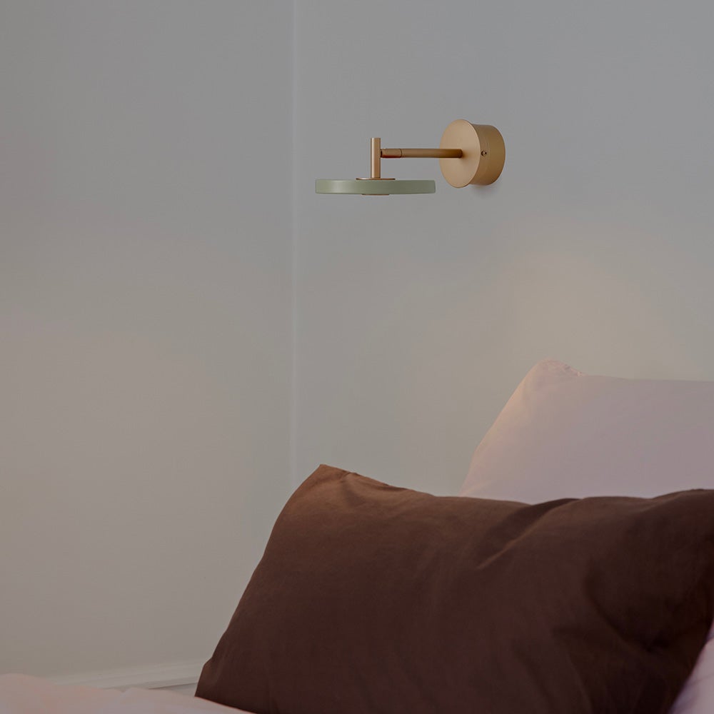 Asteria Wall Short Vägglampa Ø15 cm Nuance Olive