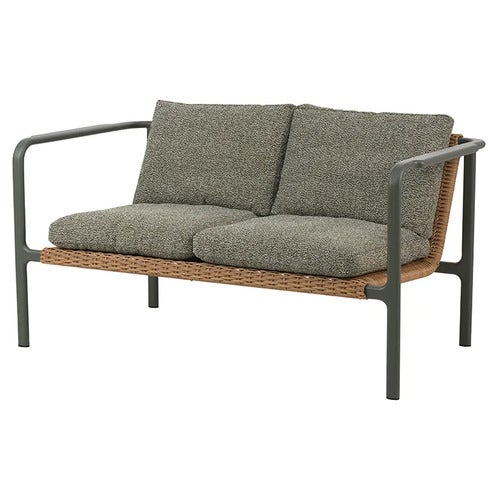 Motty 2-sits soffa     Nordic green / Teddy Verde