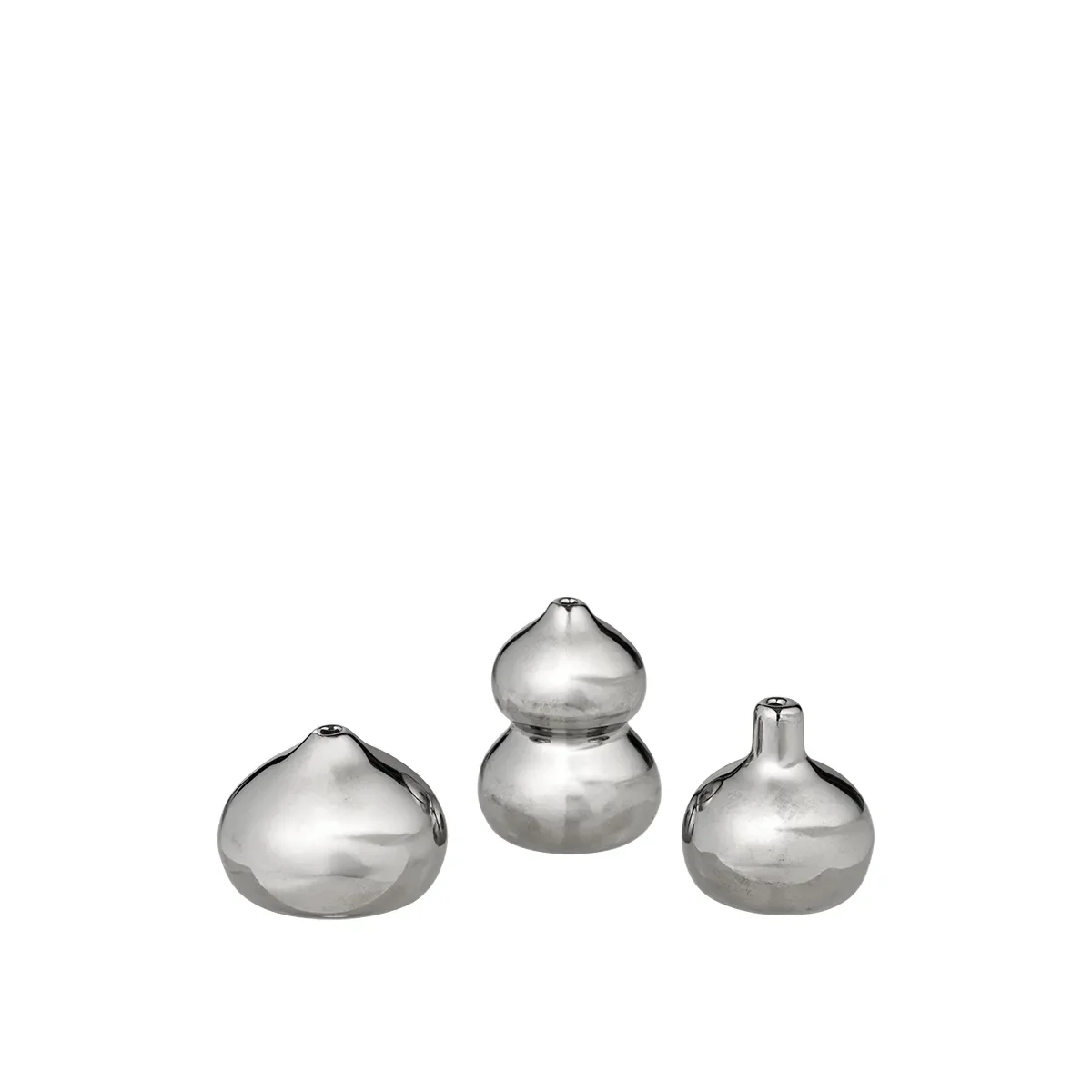 Minivas Komo Silver Set om 3