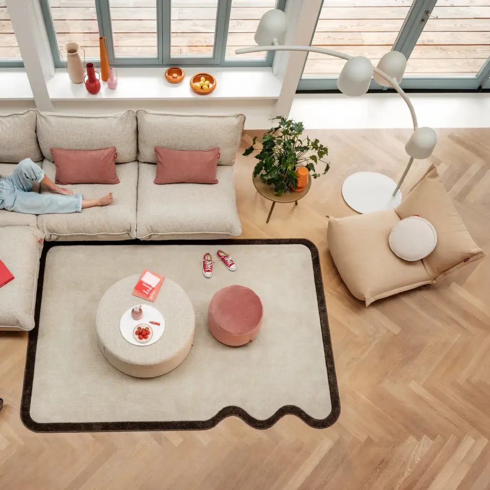 The BonBaron slim cord beige