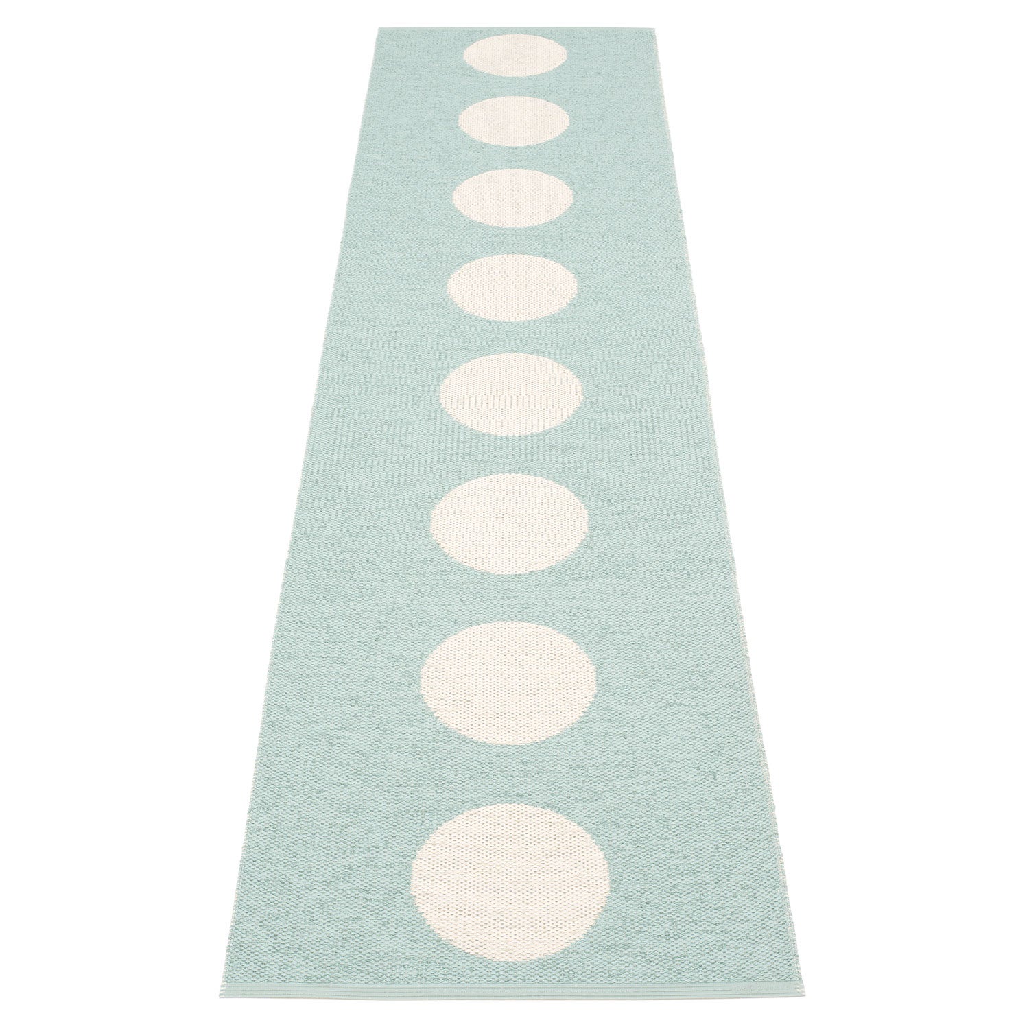 Pappelina, Vera matta 70x300 cm pale turquoise / vanilla