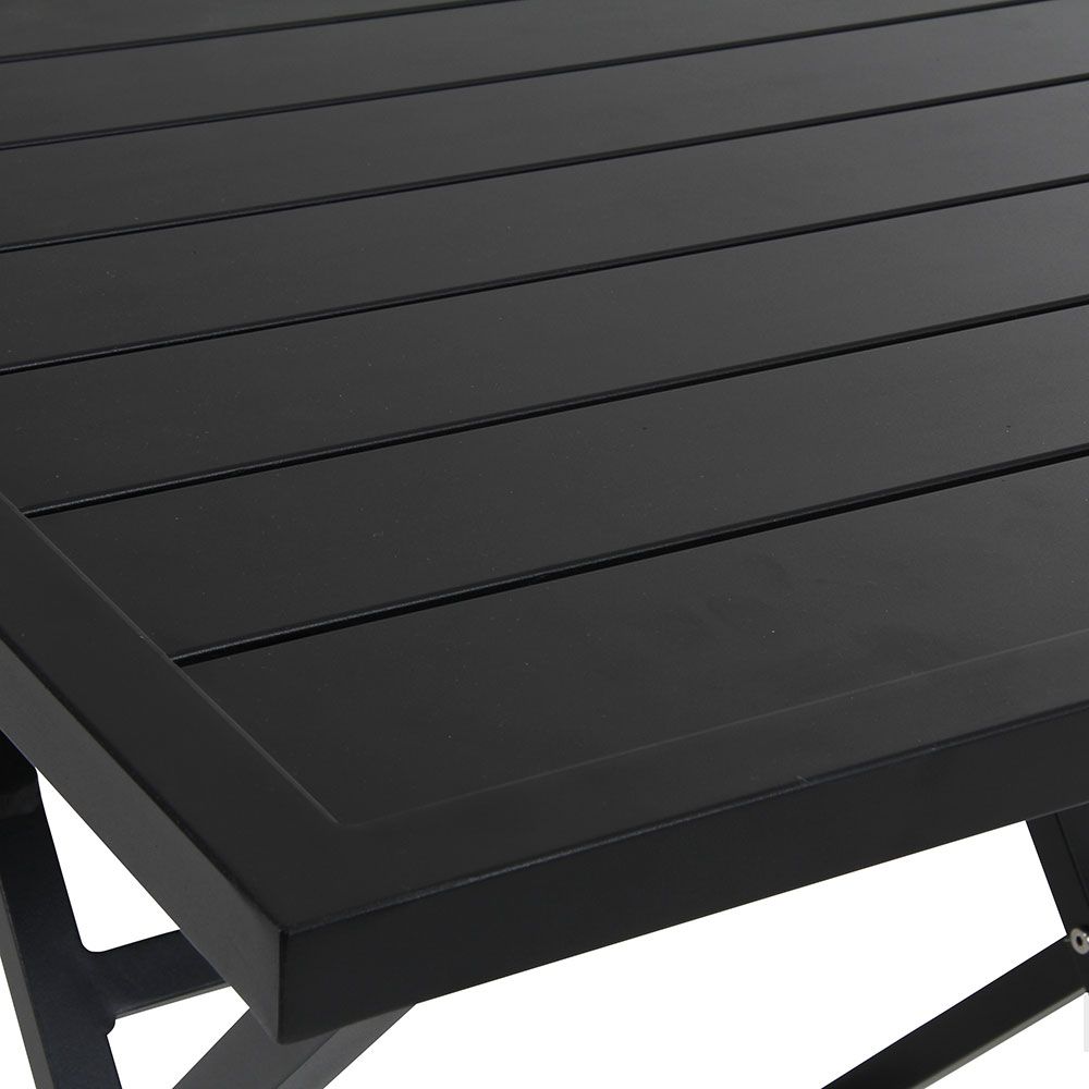 Wilkie fällbord 72x72  cm svart 