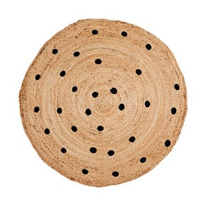 JUNI matta jute Ø100 cm