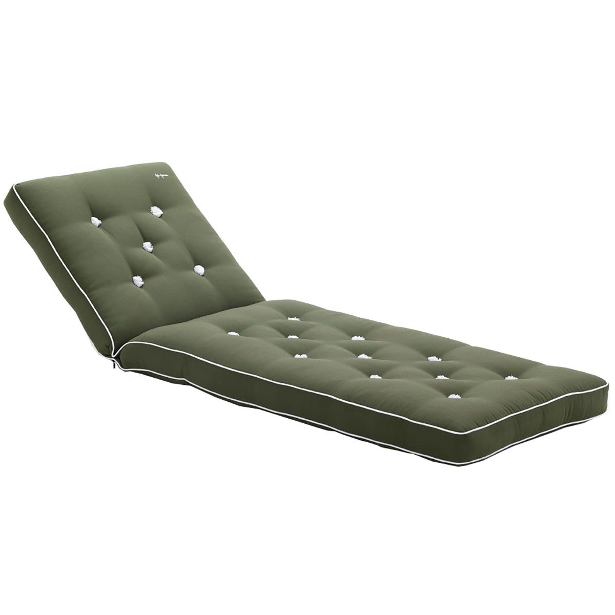 Fri Form, Liggvagnsdyna 60 X 185 Cm Khakigrön
