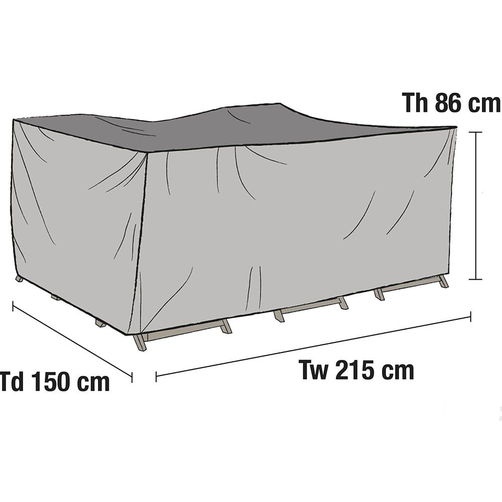Brafab Möbelskydd matgrupp 150×215 cm grå