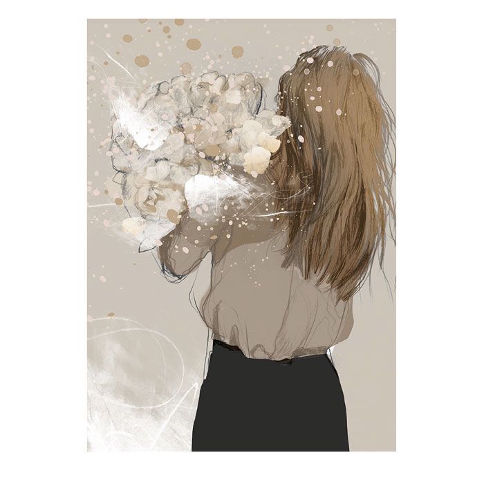 Anna Bülow, Anna Bülow poster  Wild at heart 30x40 cm