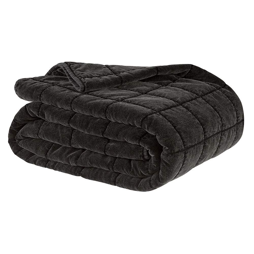 Artwood, Posh Överkast 160X260 Cm Washed Black