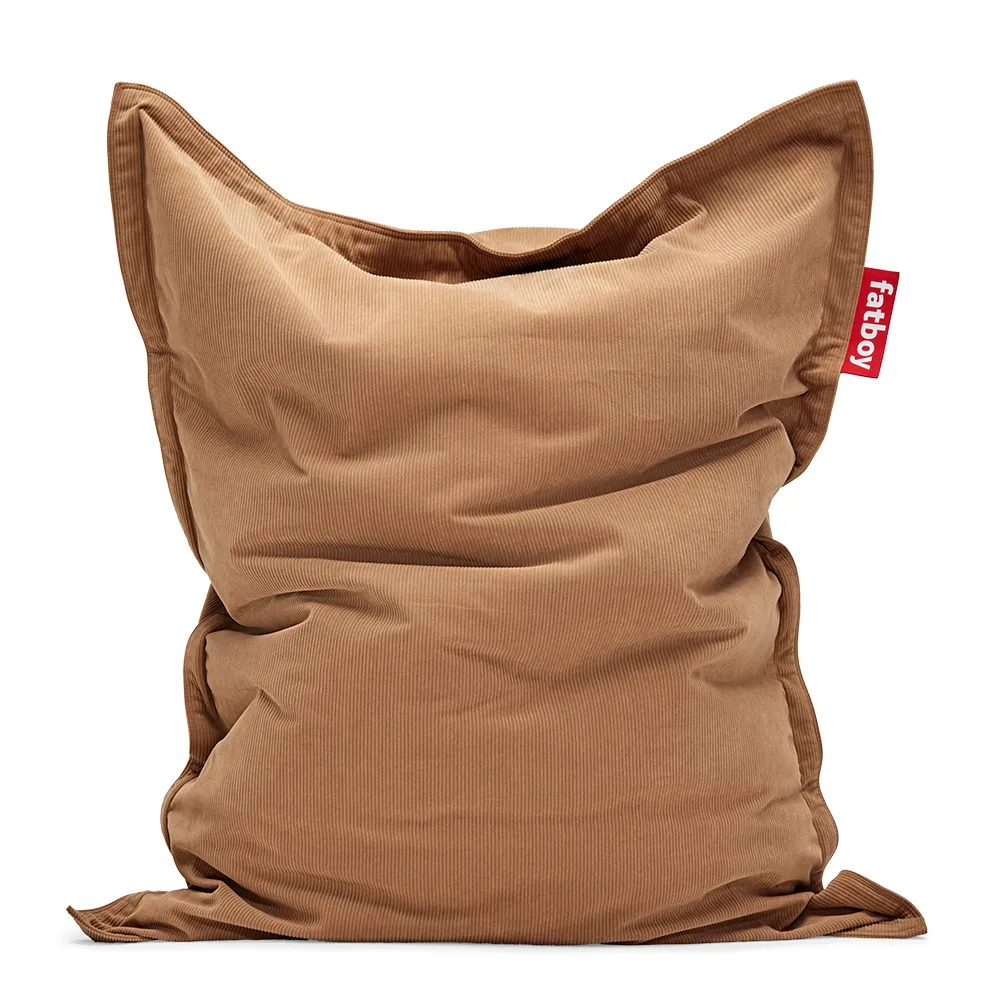 fatboy, recycled original slim cord sittsäck teddybear