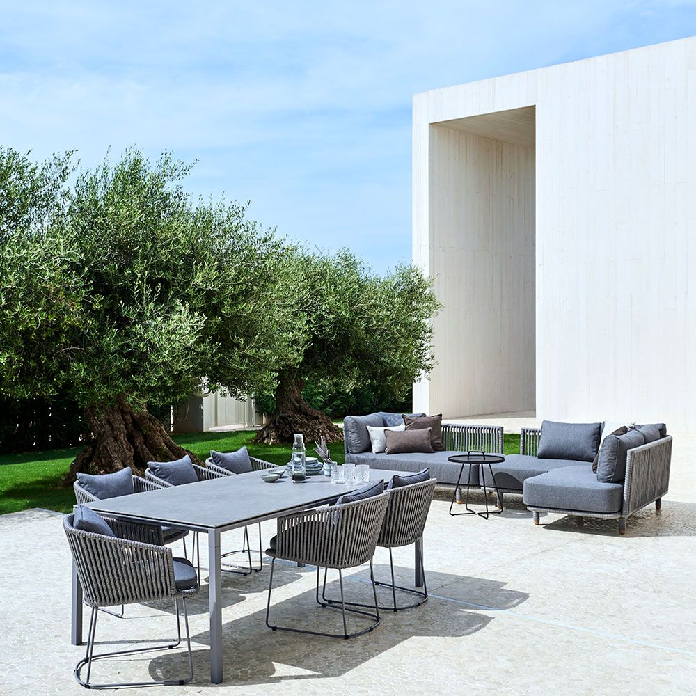 Moments karmstol Grå