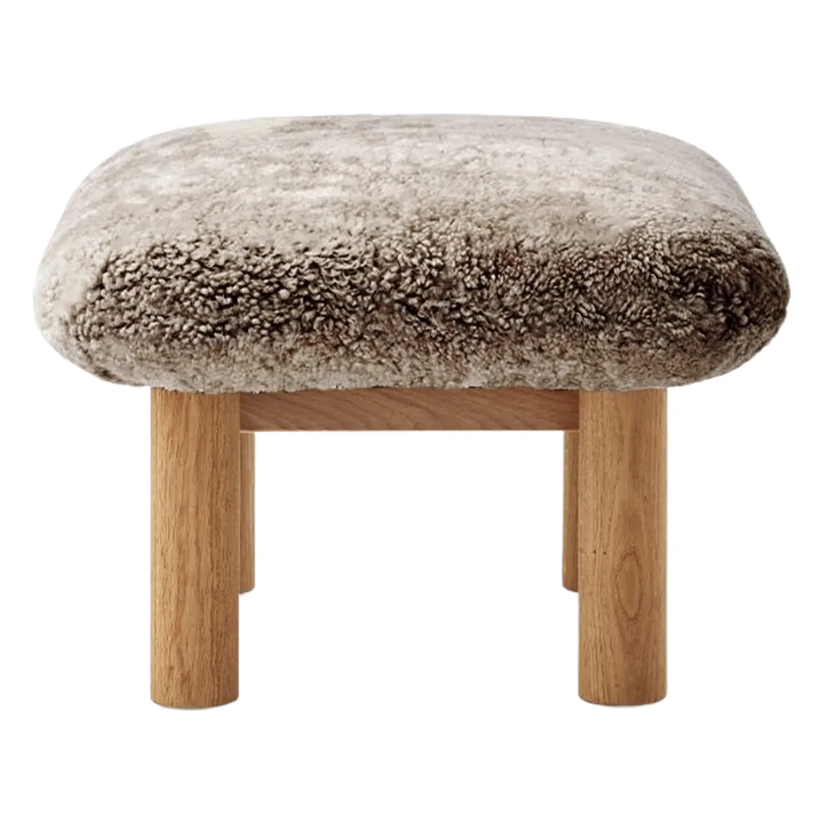 Brasilia pall massiv ek natur, Sheepskin Nevotex Root