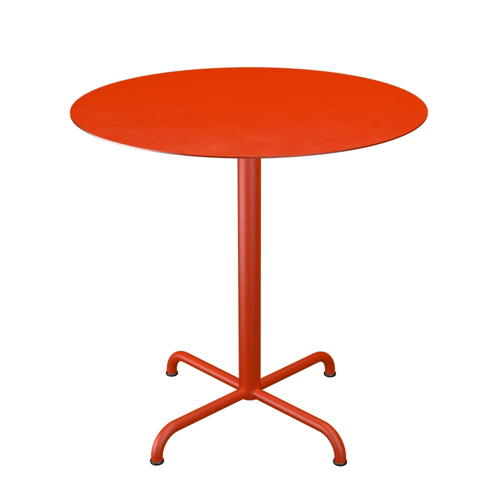 houe, pico cafébord  ø74 cm, 4 ben bas cayenne