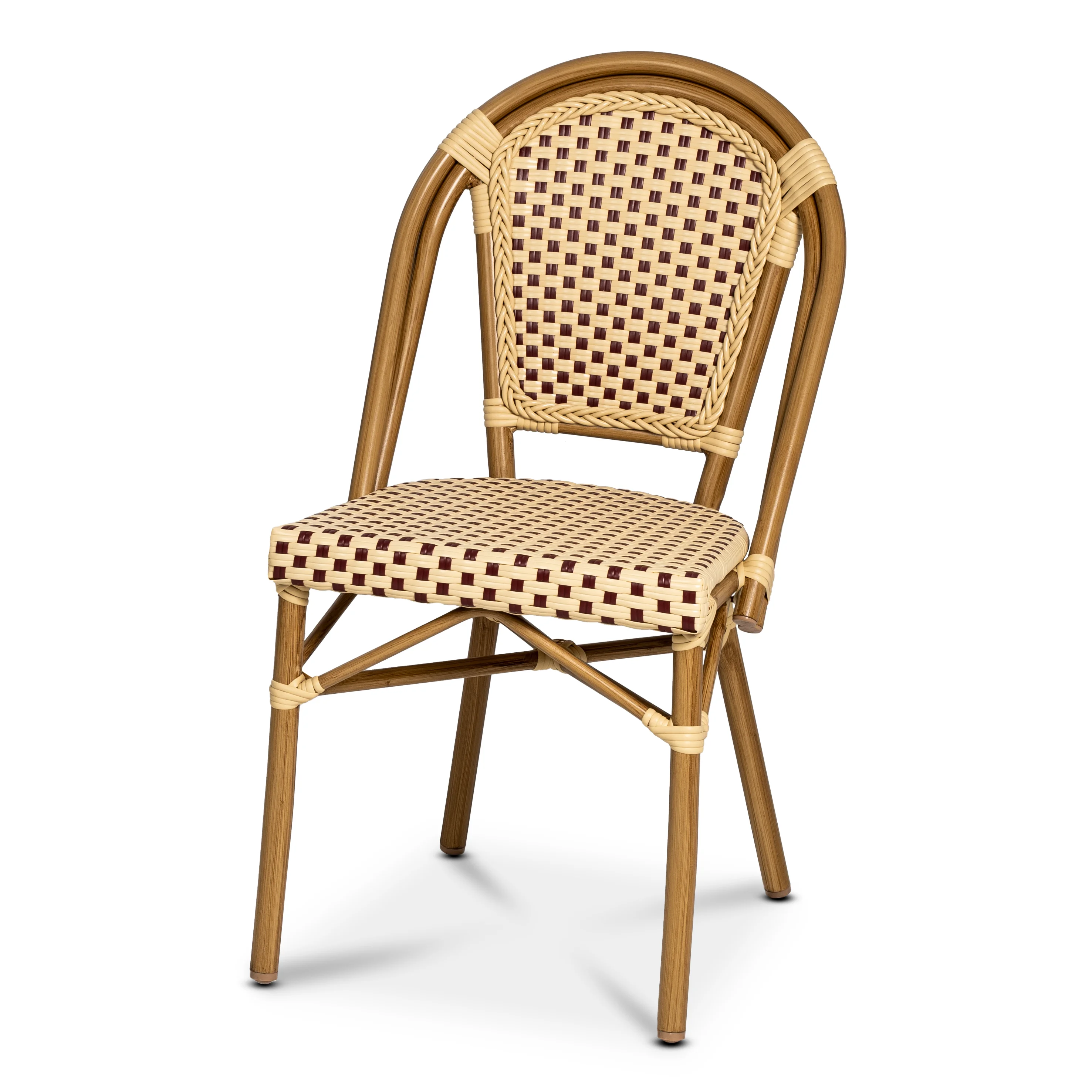 Paris Stol Creme/Röd