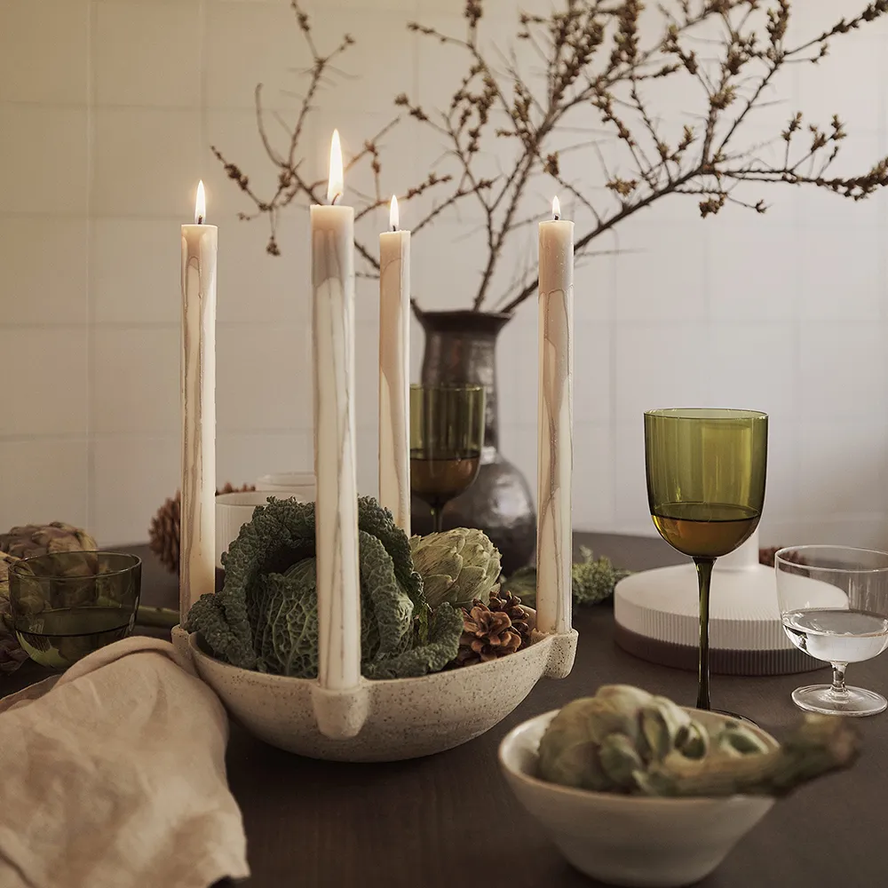 Bowl Ljusstake Ø27 cm Ceramic