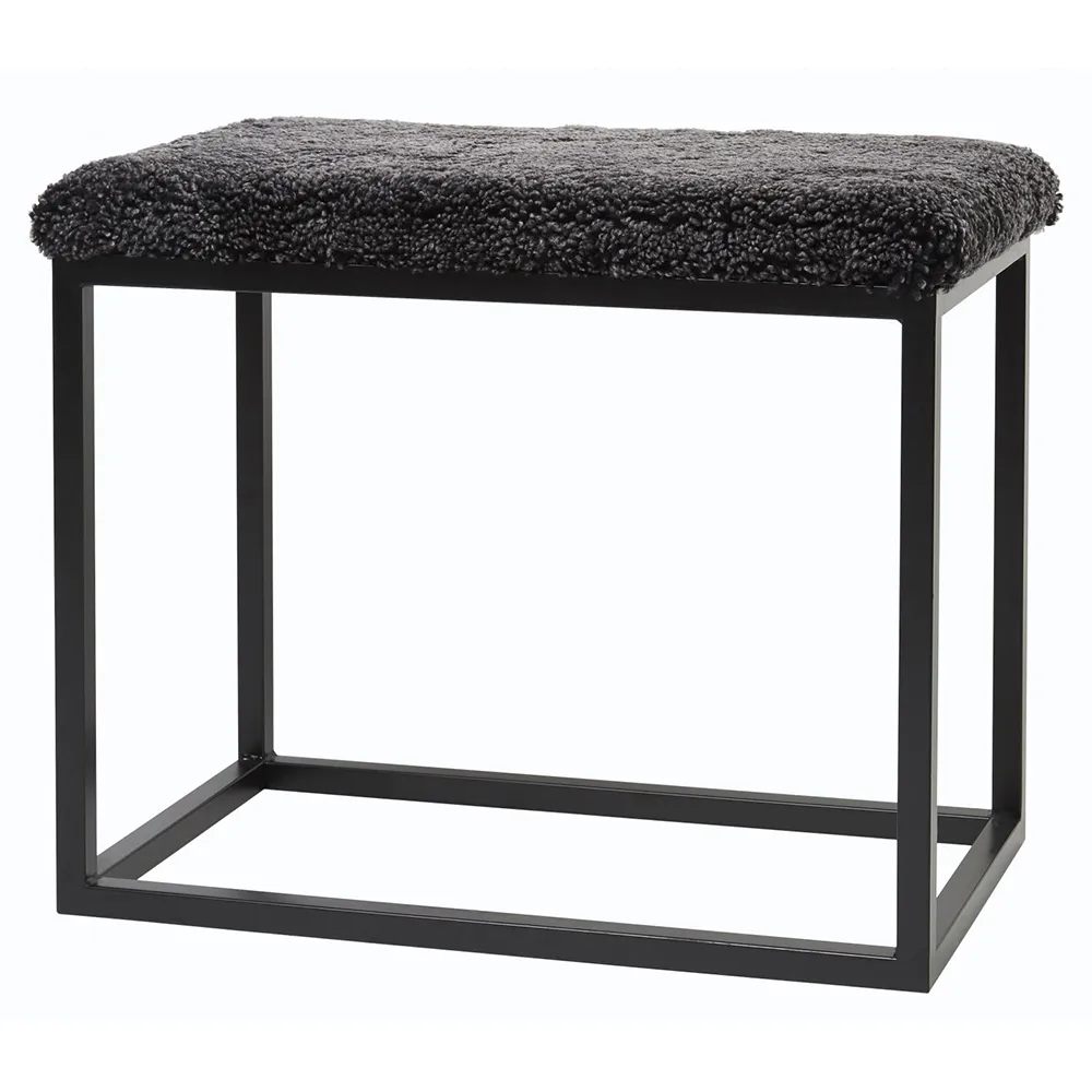 Palle Bänk 60x35 cm Darkgrey/Black