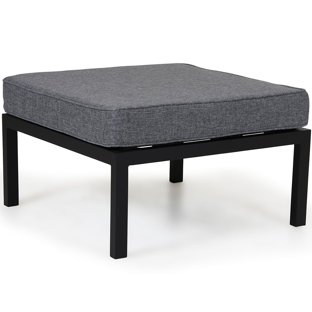 brafab, weldon fotpall svart/grå