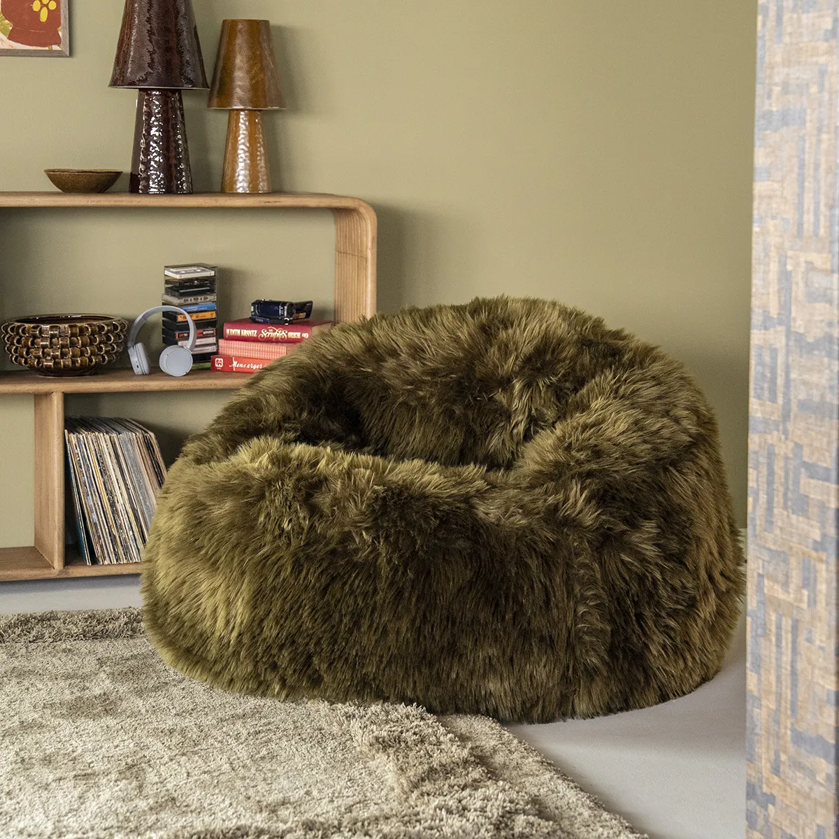 Uppblåsbar fåtölj Snuzzle Green