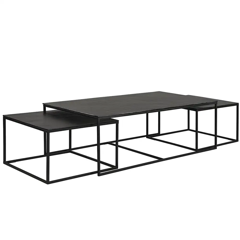 artwood, mille soffbord 3-set svart