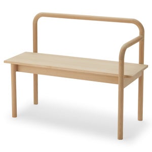 Maissi Bench White Soap Treatment Oak 