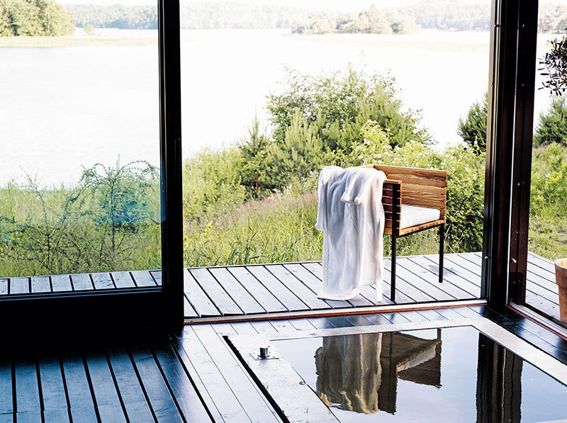 Häringe Matbord 85X85Cm Svart / Teak 