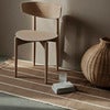 Calm Kelim Matta 80x200 cm- Dark Sand/Off-white