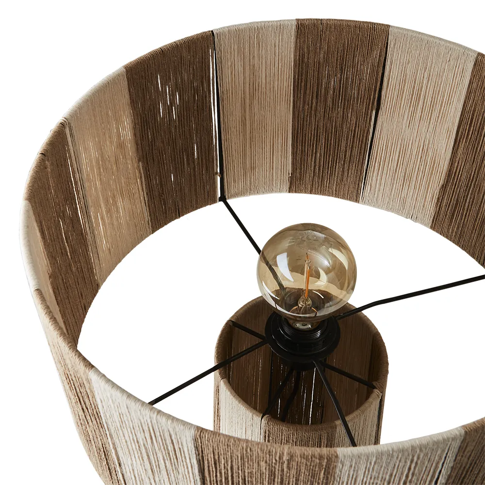 JULLAN bordslampa vit/natur 72 cm