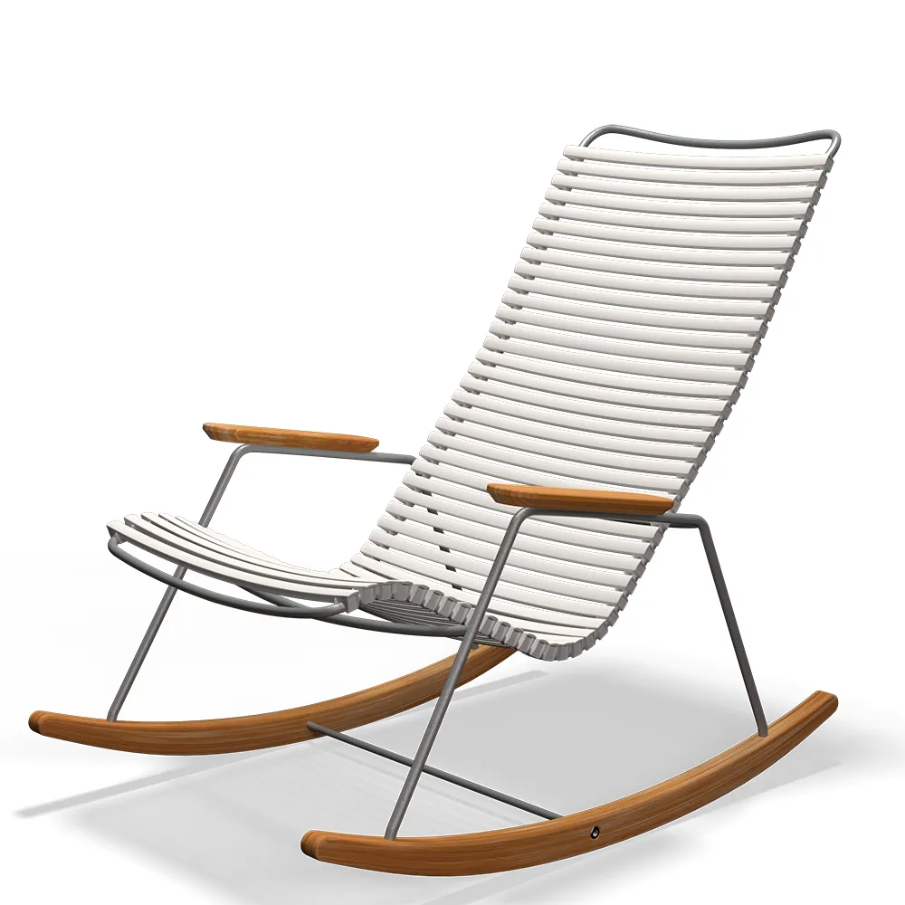 houe, click gungstol muted white