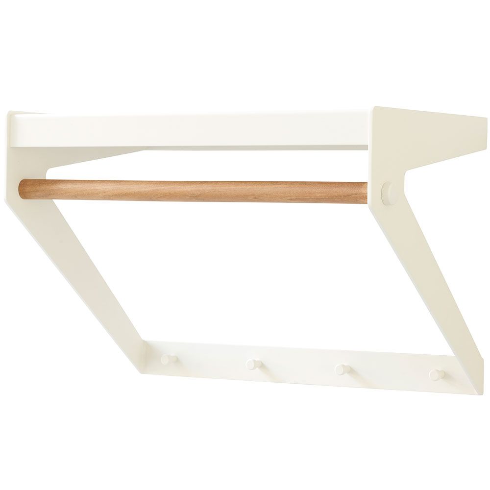 Cane-line, Copenhagen Klädhängare Vit / Teak