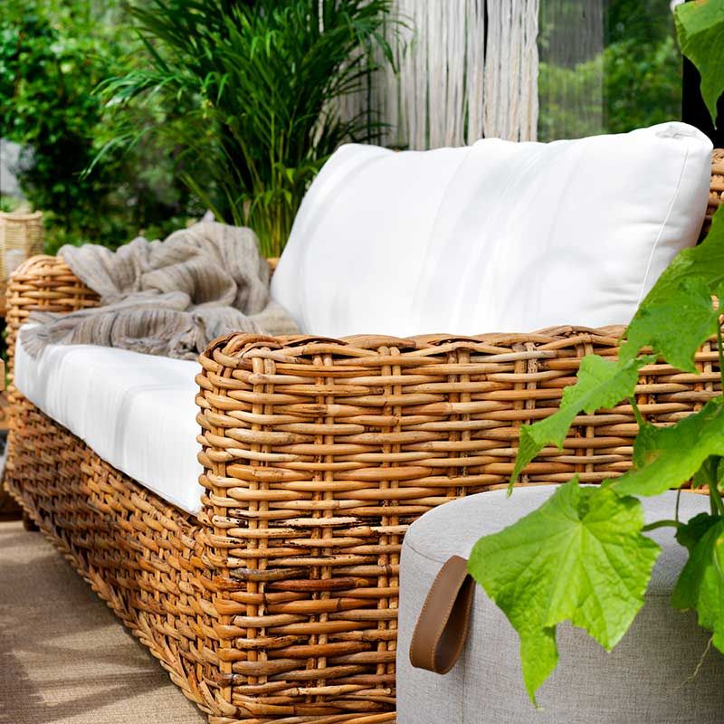 Rossvik 2,5-sits soffa natur/vit 