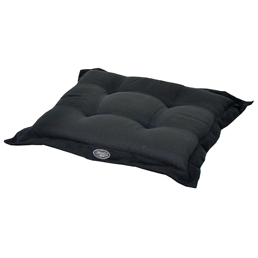 Fritab, Canyon sittdyna tjock 42x45 cm strukturdralon Svart