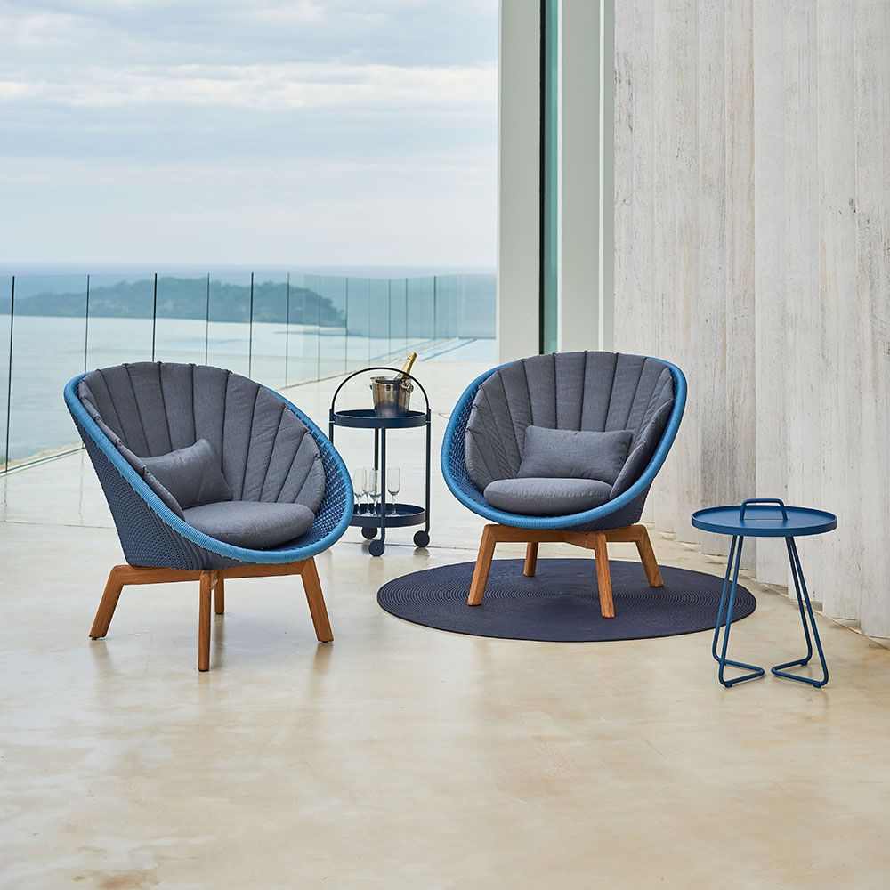 Peacock Loungefåtölj Grå 