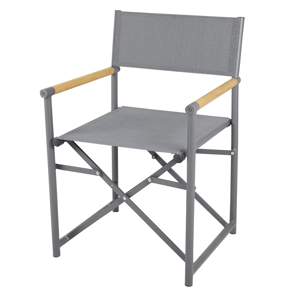 brafab, zand matstol teak/antracit