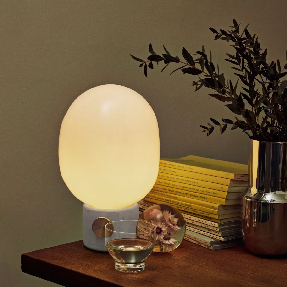 JWDA Bordslampa Concrete Light Grey Small