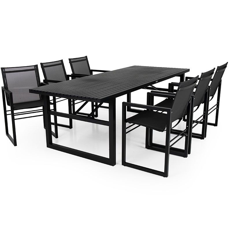 Vevi matgrupp svart aluminium 