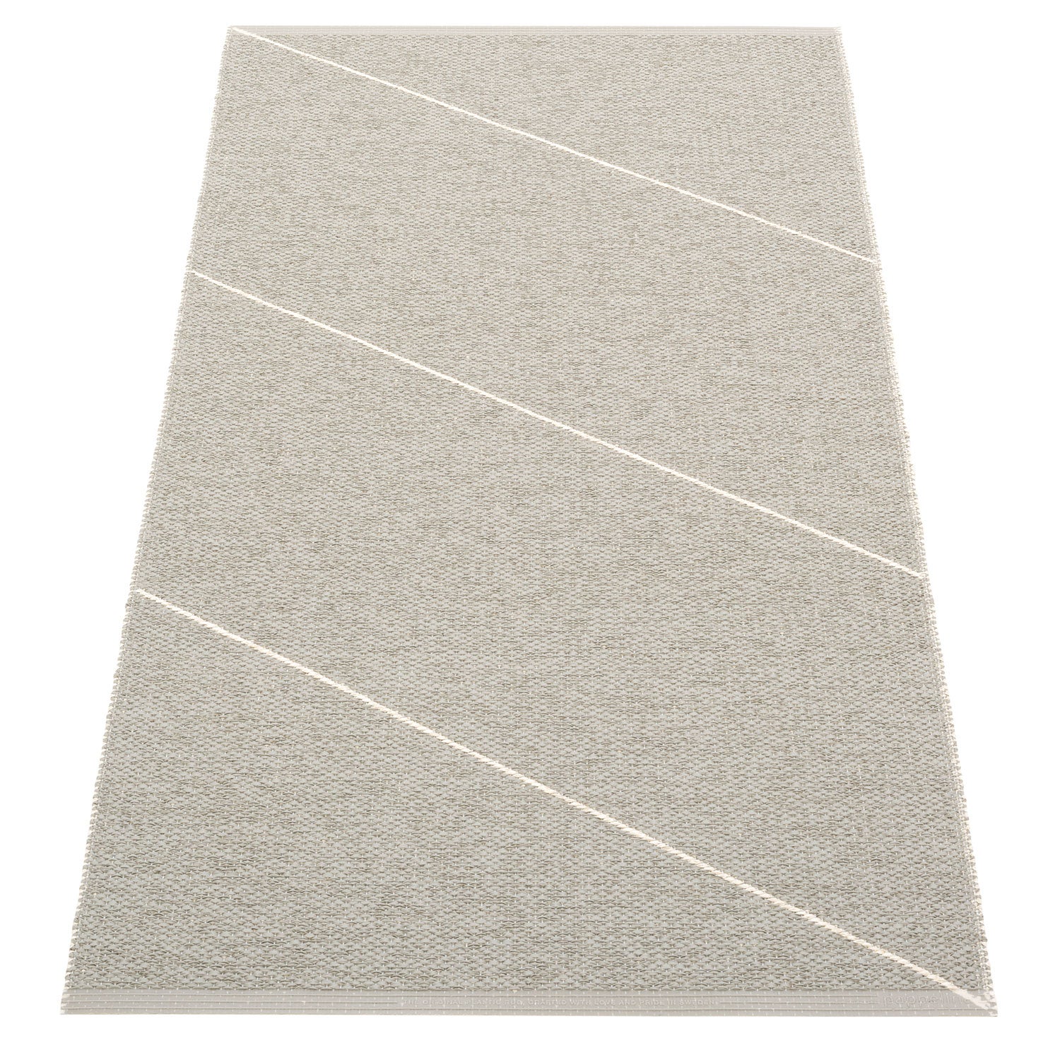 Pappelina, Randy matta 70x135 cm warm grey / vanilla