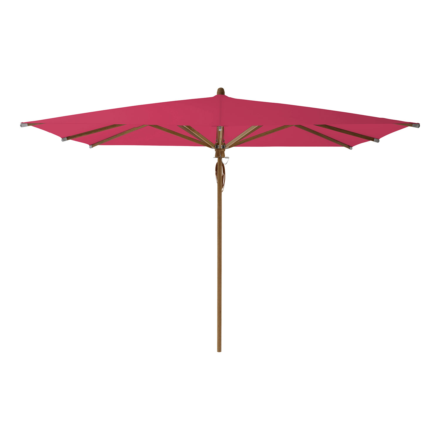 Teakwood parasoll 330×330 cm kat.5 681 pink Glatz