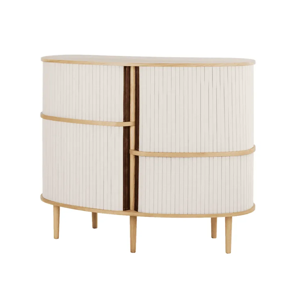 umage, audacious highboard skåp ek/white sands