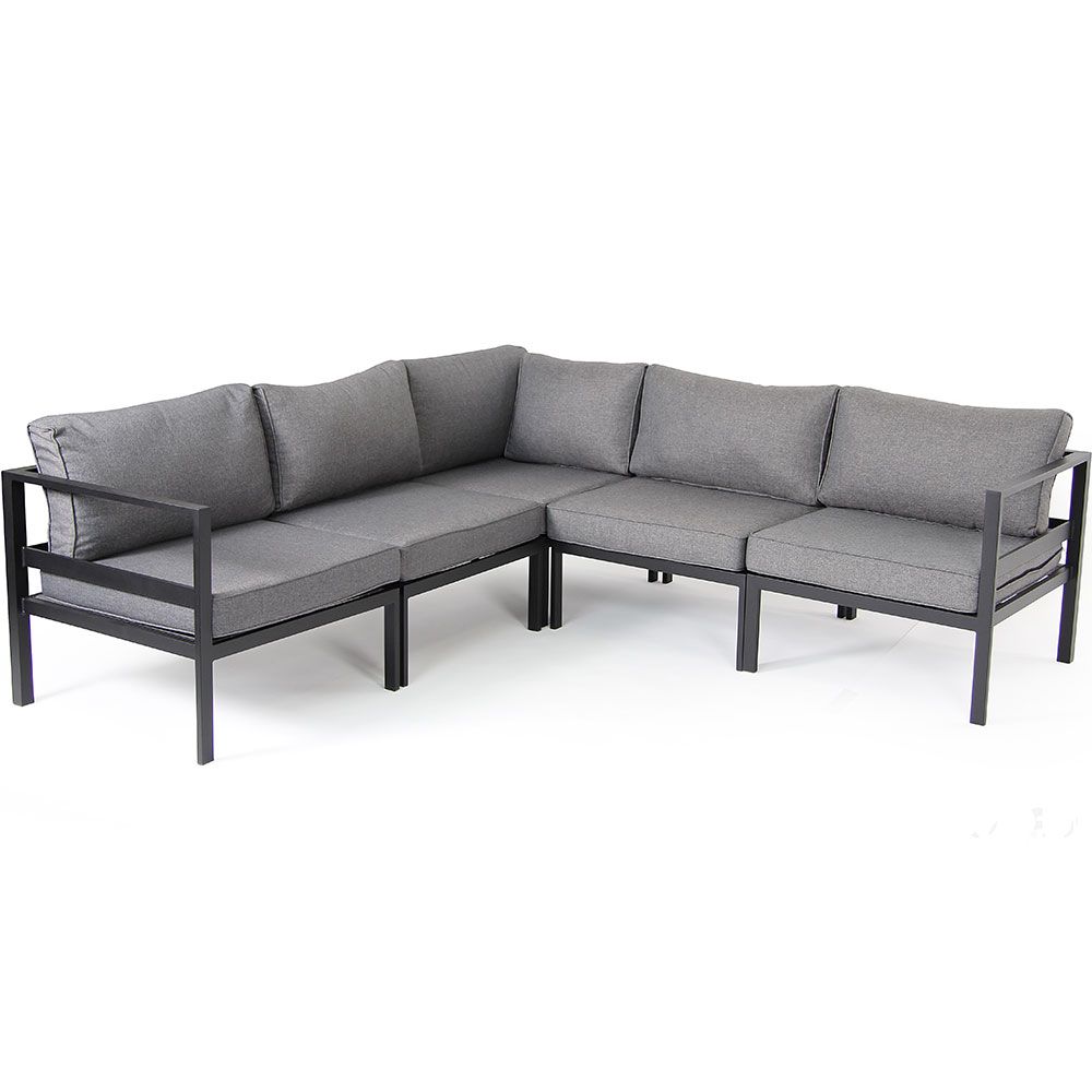 Leone byggbar hörngrupp svart 