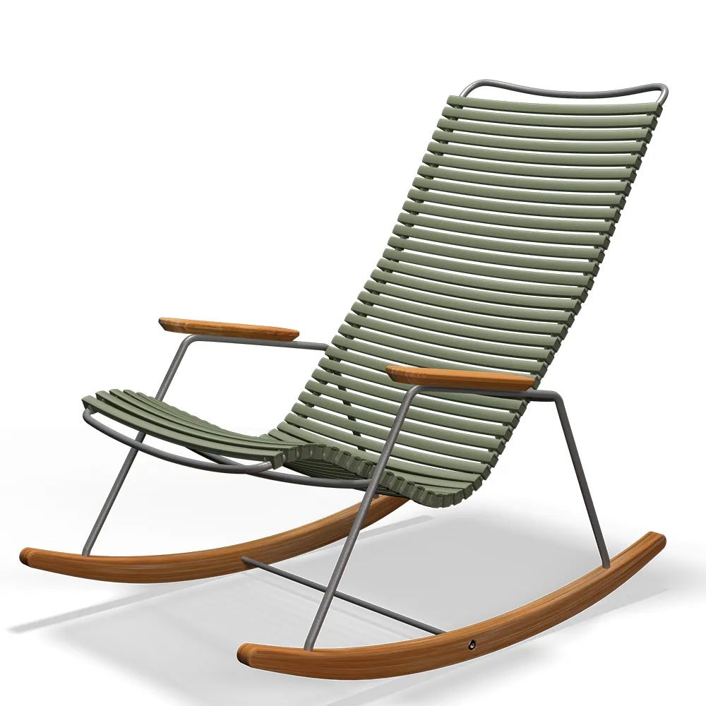 houe, click gungstol olivgrön