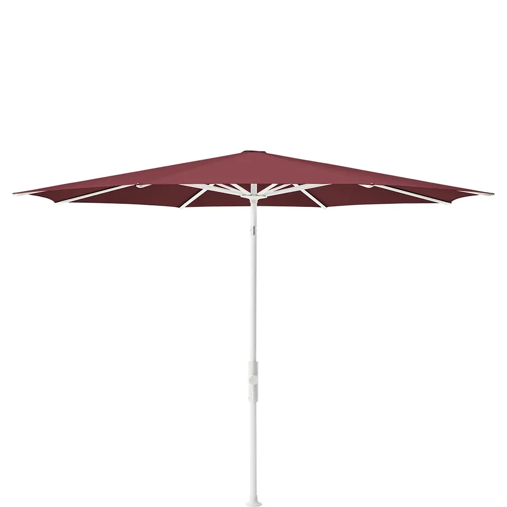 Glatz, Twist 330 cm parasoll matt white Kat.5 644 Merlot