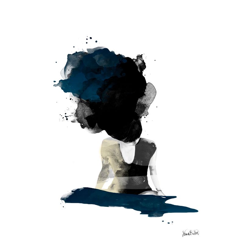 Anna Bülow, Anna Bülow poster  On her mind 30x40 cm 220g/signerat