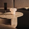 Munblåst Portabel Dimbar LED-Bordslampa Ripple
